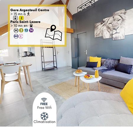 Magnifique Appartement- Proche Paris-Climatisation อาร์ฌ็องเตย ภายนอก รูปภาพ