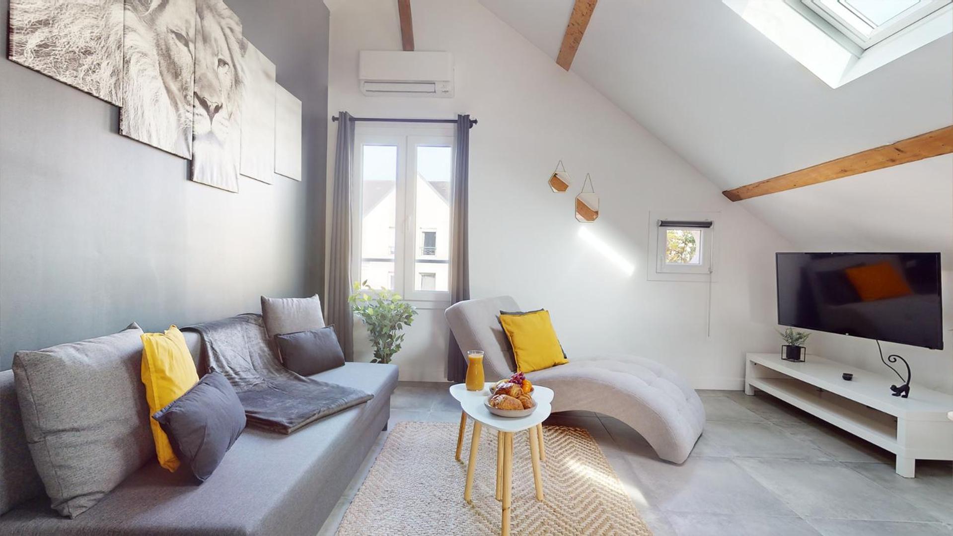Magnifique Appartement- Proche Paris-Climatisation อาร์ฌ็องเตย ภายนอก รูปภาพ